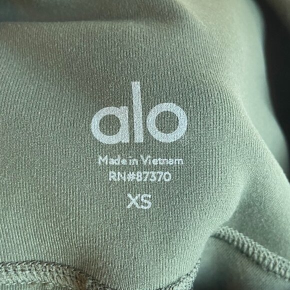 NWOT Alo Yoga Hunter Green High Waist Moto Leggings - Picture 4 of 8